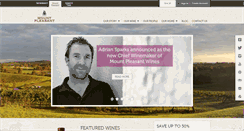 Desktop Screenshot of mountpleasantwines.com.au